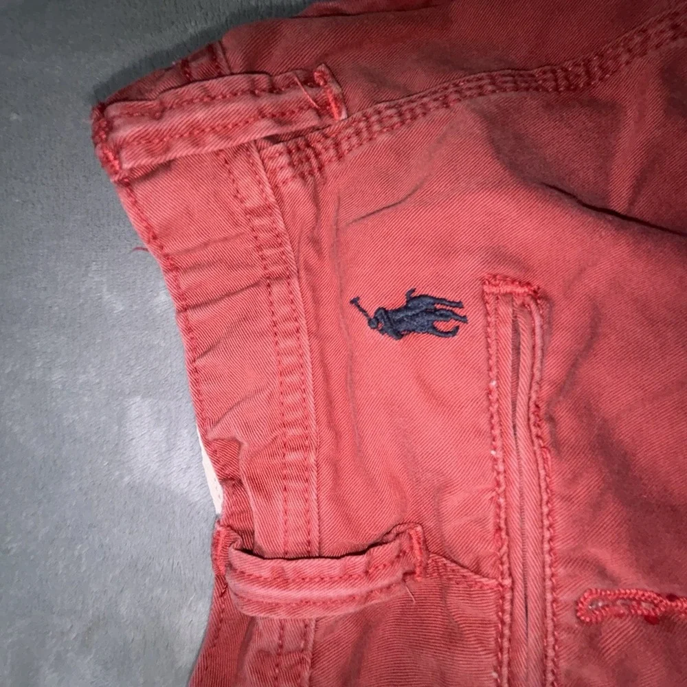 Polo Ralph Lauren Shorts Mens 36 Salmon Pink Chino Relaxed Preppy Beach Casual